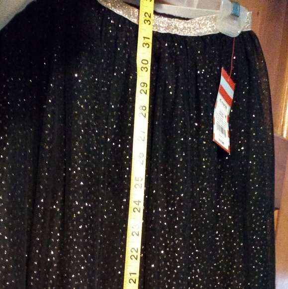 Cat & Jack black Maxi sparkle skirt - Picture 5 of 7